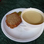 本日のスープ（クラムチャウダー）