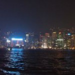 香港の夜景：Star Avenue側から