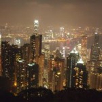 ヴィクトリアピークからの夜景