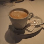 食後のコーヒー