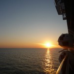 バルト海の夕焼け